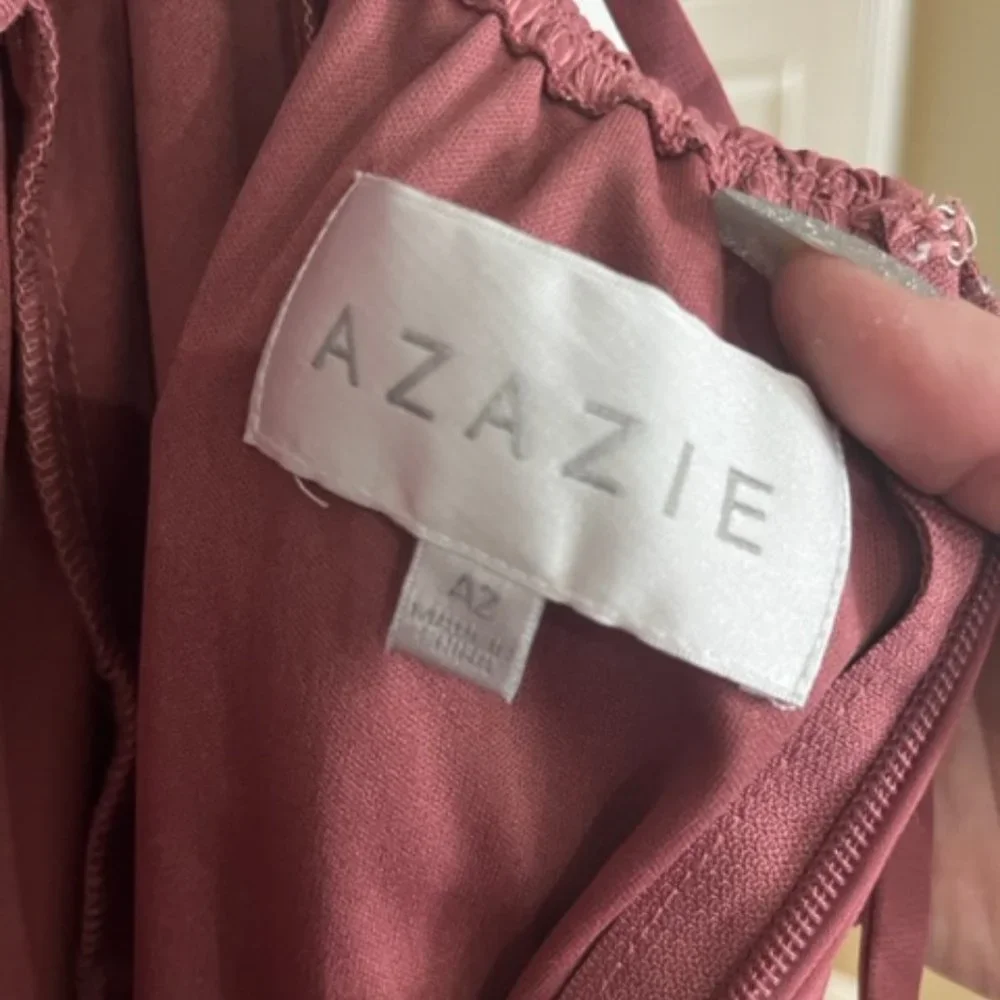 NWT AZAZIE DESERT ROSE BRIDESMAID/PROM/HOMECOMING DRESS - SZ 2 - Picture 6 of 7